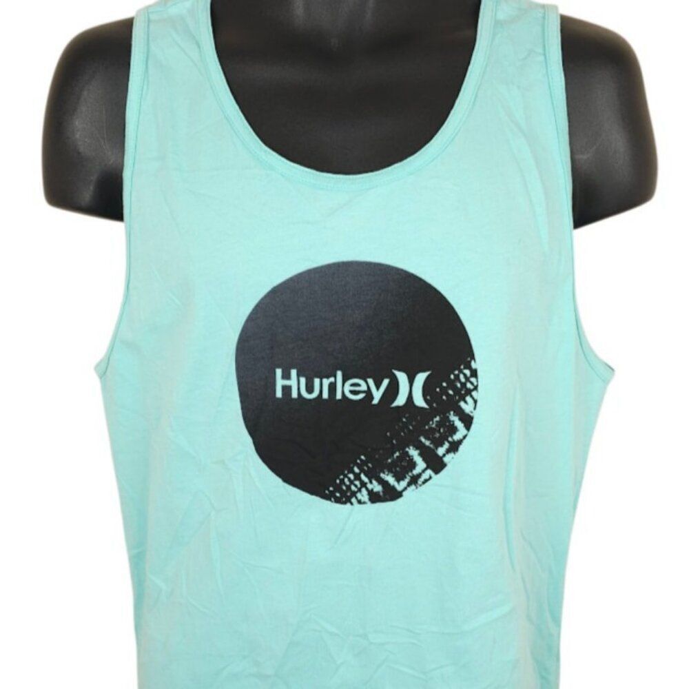 Hurley Tank Top Mens Size Small Blue Surfing Surfer Surf And Skate Streetwear